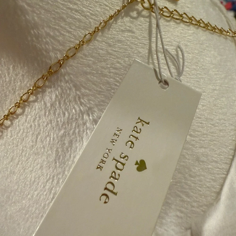 Kate Spade Lavish Blooms faux pearl Floral Necklace